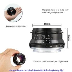 thumbnail Lens 7ARTISANS 35mm F1.2 for sony E mount - 3