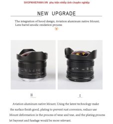 thumbnail Lens 7ARTISANS 7.5mm F2.8 II Fisheye for M4/3 - 6
