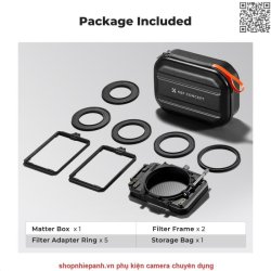 thumbnail Matte Box K&F concept gắn được 2 filter vuông 100mm - 5