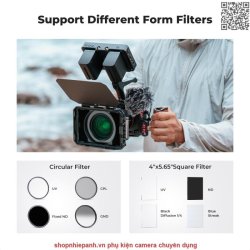 thumbnail Matte Box K&F concept gắn được 2 filter vuông 100mm - 4