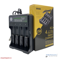 thumbnail Máy sạc pin đa năng pin 18650 BMAX - 1