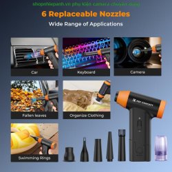 thumbnail Máy thổi và hút bụi đa năng 2in1 K&F concept siêu mạnh KF08.069 - 5