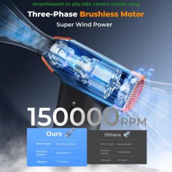 thumbnail Máy thổi và hút bụi đa năng 2in1 K&F concept siêu mạnh KF08.069 - 0