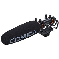 thumbnail Micro thu âm không dây bản đôi Comica CVM-VM40 48kHz 32Bit Float Recording Super Cardioid Condenser Wireless Shotgun Microphone - 8