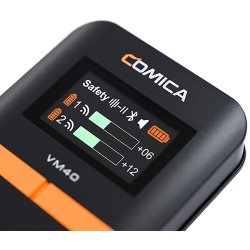 thumbnail Micro thu âm không dây bản đôi Comica CVM-VM40 48kHz 32Bit Float Recording Super Cardioid Condenser Wireless Shotgun Microphone - 5