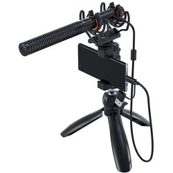 thumbnail Micro thu âm không dây bản đôi Comica CVM-VM40 48kHz 32Bit Float Recording Super Cardioid Condenser Wireless Shotgun Microphone - 14