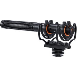 thumbnail Micro thu âm không dây bản đôi Comica CVM-VM40 48kHz 32Bit Float Recording Super Cardioid Condenser Wireless Shotgun Microphone - 0