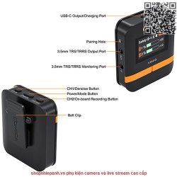 thumbnail Micro thu âm không dây Comica CVM-VM40 48kHz 32Bit Float Recording  Super Cardioid Condenser Wireless Shotgun Microphone - 8