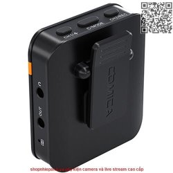 thumbnail Micro thu âm không dây Comica CVM-VM40 48kHz 32Bit Float Recording  Super Cardioid Condenser Wireless Shotgun Microphone - 5