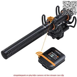 thumbnail Micro thu âm không dây Comica CVM-VM40 48kHz 32Bit Float Recording  Super Cardioid Condenser Wireless Shotgun Microphone - 0