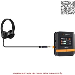 thumbnail Micro thu âm không dây Comica CVM-VM40 48kHz 32Bit Float Recording  Super Cardioid Condenser Wireless Shotgun Microphone - 17