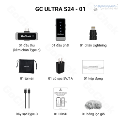 thumbnail Micro thu âm không dây GoChek Ultra S24-01 - Bộ 01 mic không hộp sạc - 4