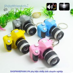 thumbnail Móc khóa camera pro with sound and light - 1