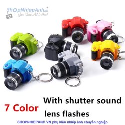 thumbnail Móc khóa camera pro with sound and light - 0