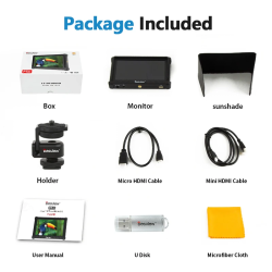 thumbnail Monitor Desview P5II 4K 3D Lut HDR (Bestview) - 12