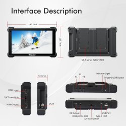 thumbnail Monitor Desview R7III 4K 60Hz DCI-P3 3D Lut HDR 2800nits (Bestview) - 1