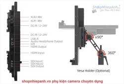thumbnail Monitor Portkeys MT22DS (97% P3 Screen) 21.5” - 5