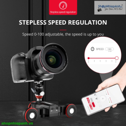thumbnail Motorized auto dolly Yelangu L5i wireless remote timelapse APP control - 11