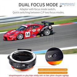 thumbnail Mount K&F Concept EF-E IV AF (lens Canon EF body sony E mount) - 0