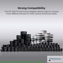 thumbnail Mount K&F Concept EF-EOS R II AF Auto Focus - 0