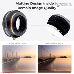 thumbnail Mount K&F Concept EOS-M4/3 IV (canon ef efs-m4/3) - 3