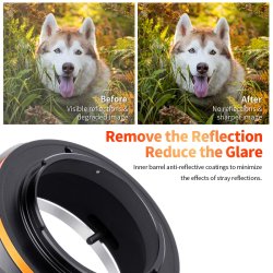 thumbnail Mount K&F Concept FD-FX PRO (Canon FD-FX) - 6