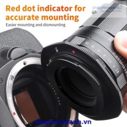 thumbnail Mount K&F Concept M42-EF PRO new version (m42-eos) - 6