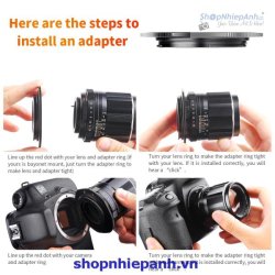 thumbnail Mount K&F Concept M42-EF PRO new version (m42-eos) - 4