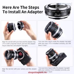 thumbnail Mount K&F Concept PK-L (pentax K - L-mount) - 3
