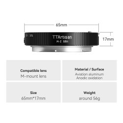 thumbnail Mount TTArtisan Leica M-Nikon Z 6 Bit (electric) - 10