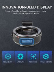 thumbnail Mount Viltrox EF-E5 AF auto focus (canon ef-sony E mount) - 1