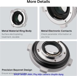 thumbnail Mount Viltrox EF-M2 PRO for M4/3 Focal reducer speed booster - 6