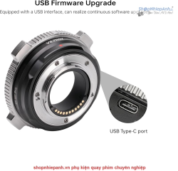 thumbnail Mount VILTROX EF-M1 Pro Auto Focus Lens Adapter - 2