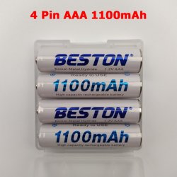 thumbnail Pin Beston AAA 1100mah 4 viên - 0