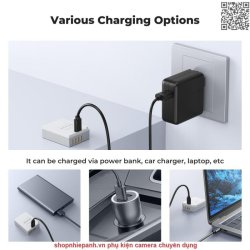 thumbnail Pin K&F concept Fujifilm NP-W126 sạc trực tiếp type C fast charging for Fujifilm X100VI, X100V, XS10, XT30, XT30 II, XT20, XE4, XA5 - 4