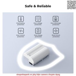 thumbnail Pin K&F concept Nikon EN-EL15c sạc trực tiếp type C fast charging for Z8, Z7II, Z 7, Z 6II, Z 6, Z5, D850, D810, D810A, D780, D750, D610, D500, D7500, D7200... - 3