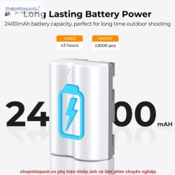 thumbnail Pin K&F concept NP-W235 2400mah sạc trực tiếp type C fast charging Fujifilm X-T5, X-S20, X-H2, X-H2S, GFX 100S, GFX 50S II, X-T4 - 1