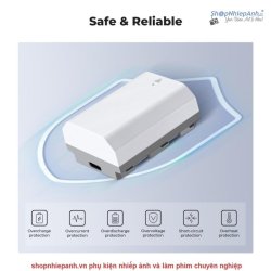 thumbnail Pin K&F concept sony NP-FZ100 2600mah sạc trực tiếp type C fast charging for Sony A7iii, A7iv, A7C, ZV-E1, FX3, FX30, A9, A6600, A6700, Alpha 9, Alpha 9S, A9S, A7R III, A7R IV, A7R V - 2