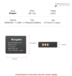 thumbnail Pin Kingma DB-120 for Ricoh GR4 GRIV - 0
