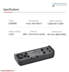 thumbnail Pin Kingma for Insta 360 ONE R - 3