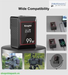 thumbnail Pin Kingma mini V mount KM-VK99 99Wh 6700mah - 5