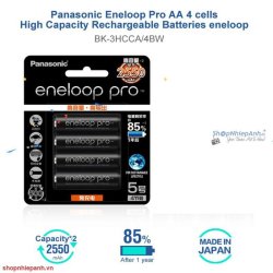 thumbnail Pin sạc Eneloop AA PRO edition thế hệ IV 2550mah chính hãng (phiên bản nội địa Trung) - 0