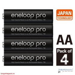 thumbnail Pin sạc Eneloop AA PRO edition thế hệ IV 2550mah chính hãng (phiên bản nội địa Trung) - 1