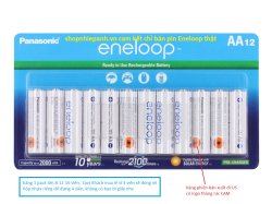 thumbnail Pin sạc Eneloop AA thế hệ IV (hàng nhập Mỹ) cam kết hàng thật 100% - 2