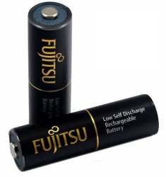 thumbnail Pin sạc Fujitsu AA màu đen 2450mah chính hãng - 0