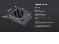 thumbnail Quạt tản nhiệt camera Ulanzi CA25 bản new upgrade lò xo - 3