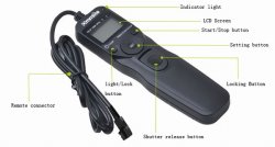 thumbnail Remote Timer timelapse Commlite for sony A7,A6300, A58,... (Multi shoe) - 1