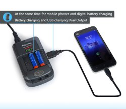 thumbnail Sạc đa năng mọi loại pin máy ảnh và pin AA/AAA Kingma BM004C - 3