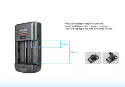 thumbnail Sạc đa năng mọi loại pin máy ảnh và pin AA/AAA Kingma BM004C - 2