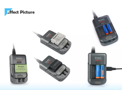 thumbnail Sạc đa năng mọi loại pin máy ảnh và pin AA/AAA Kingma BM004C - 1